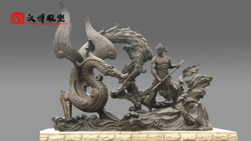 神話主題景觀雕塑；雕塑不需要獨創(chuàng)，但一定要生命