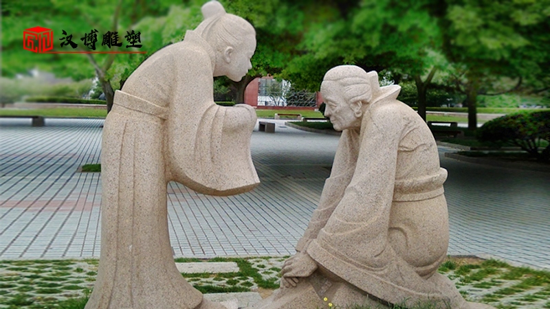 成語典故主題雕塑，中華經(jīng)典文化傳承