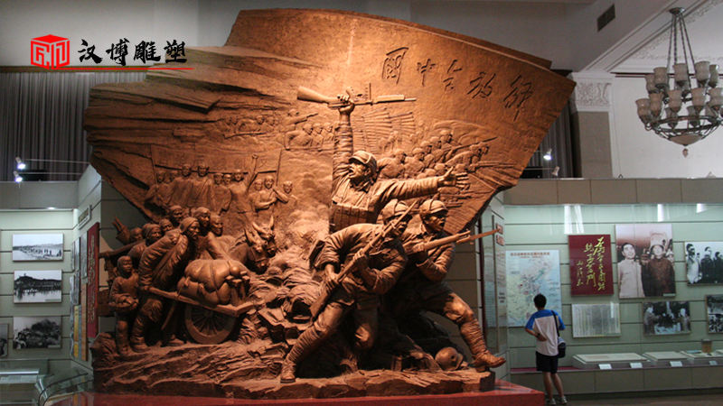 “軍魂永鑄：軍人主題雕塑作品展纜”展現(xiàn)中國軍人強(qiáng)軍壯志