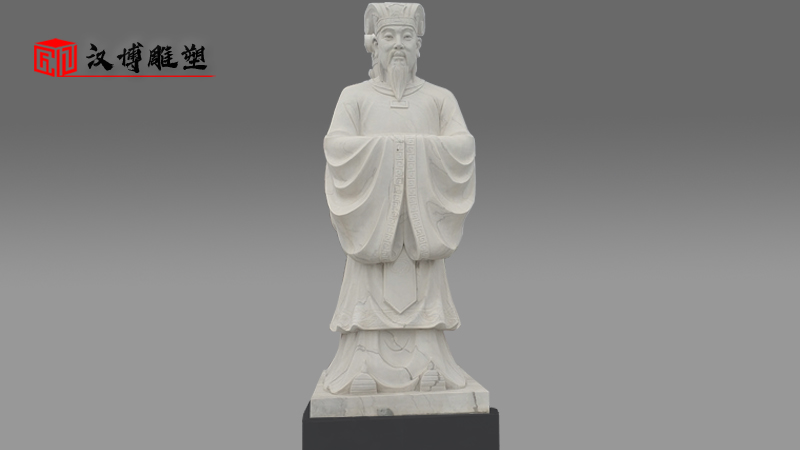 歷史人物石雕_戶外大型雕像_雕塑制作廠家_藝術(shù)主題石雕_人物雕像定制