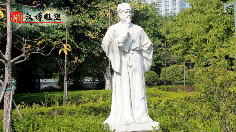 韓愈人物雕像欣賞；千年一嘆讀韓愈了解名人生活感受制作快樂
