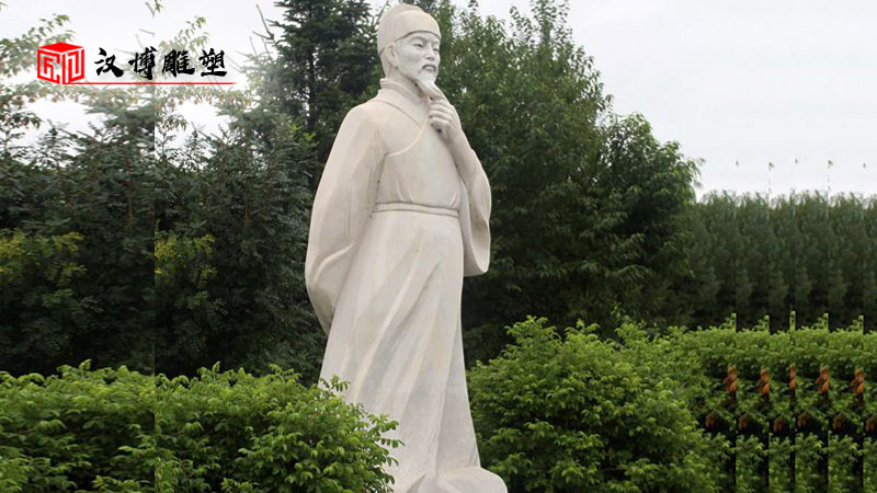 欣賞歷史文化名醫(yī)人物雕塑；讓我們一起認識”藥圣“李時珍