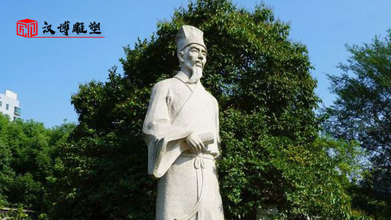 顧炎武人物雕像；讓歷史文明氣息彌漫在每個角落