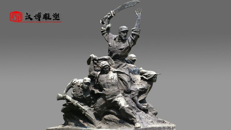  士兵雕像_雕像訂制_戰(zhàn)士雕像
