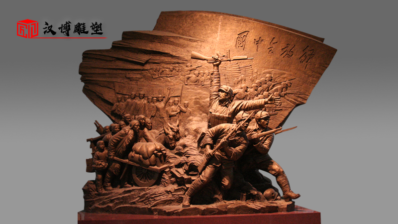 部隊雕塑_軍人雕像_大型雕像