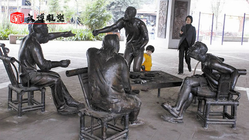 人物雕塑廠家_民俗文化雕像_銅雕制作廠家