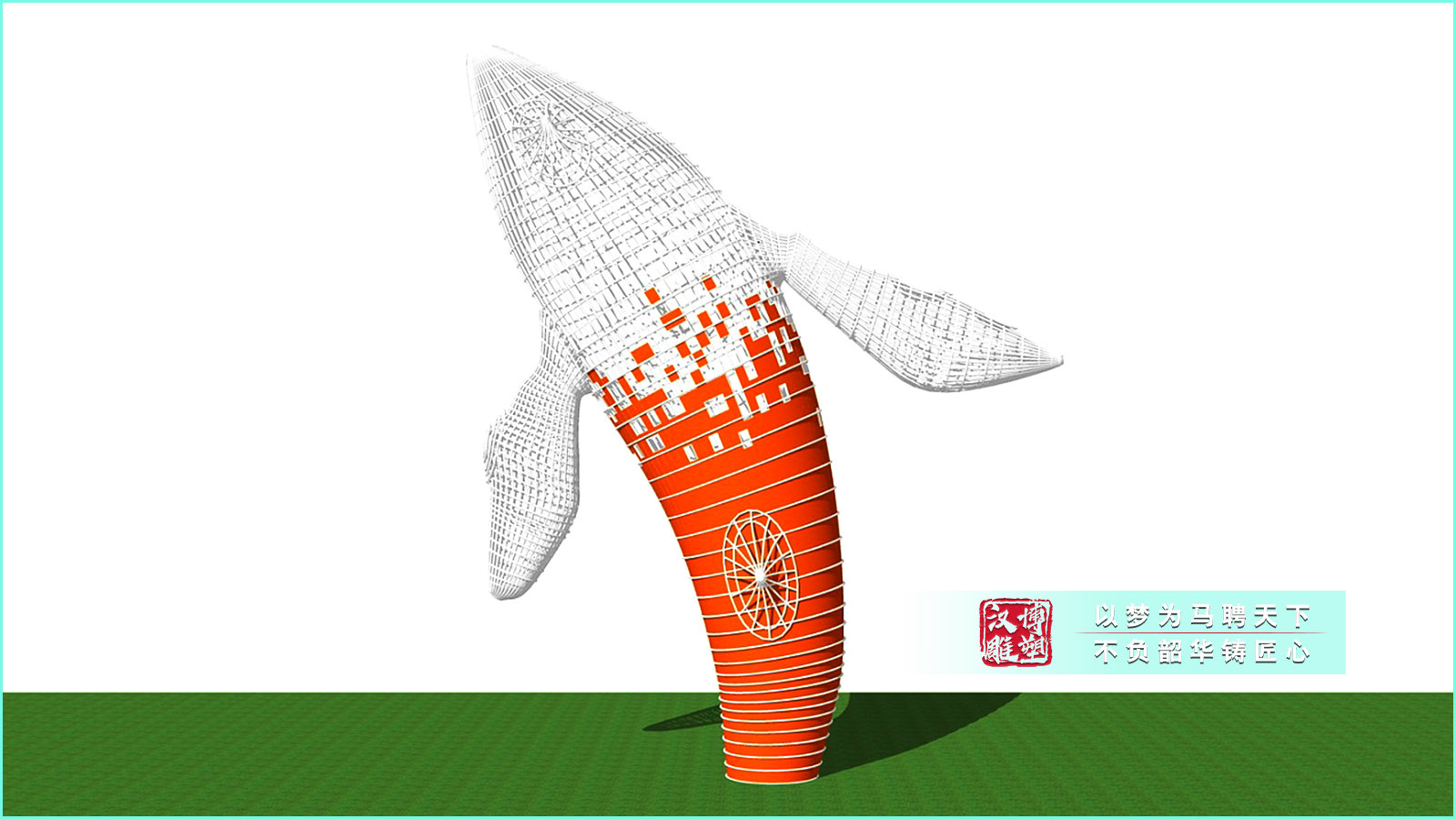戶外鯨魚雕塑,仿真動物塑像,大型藝術(shù)雕塑