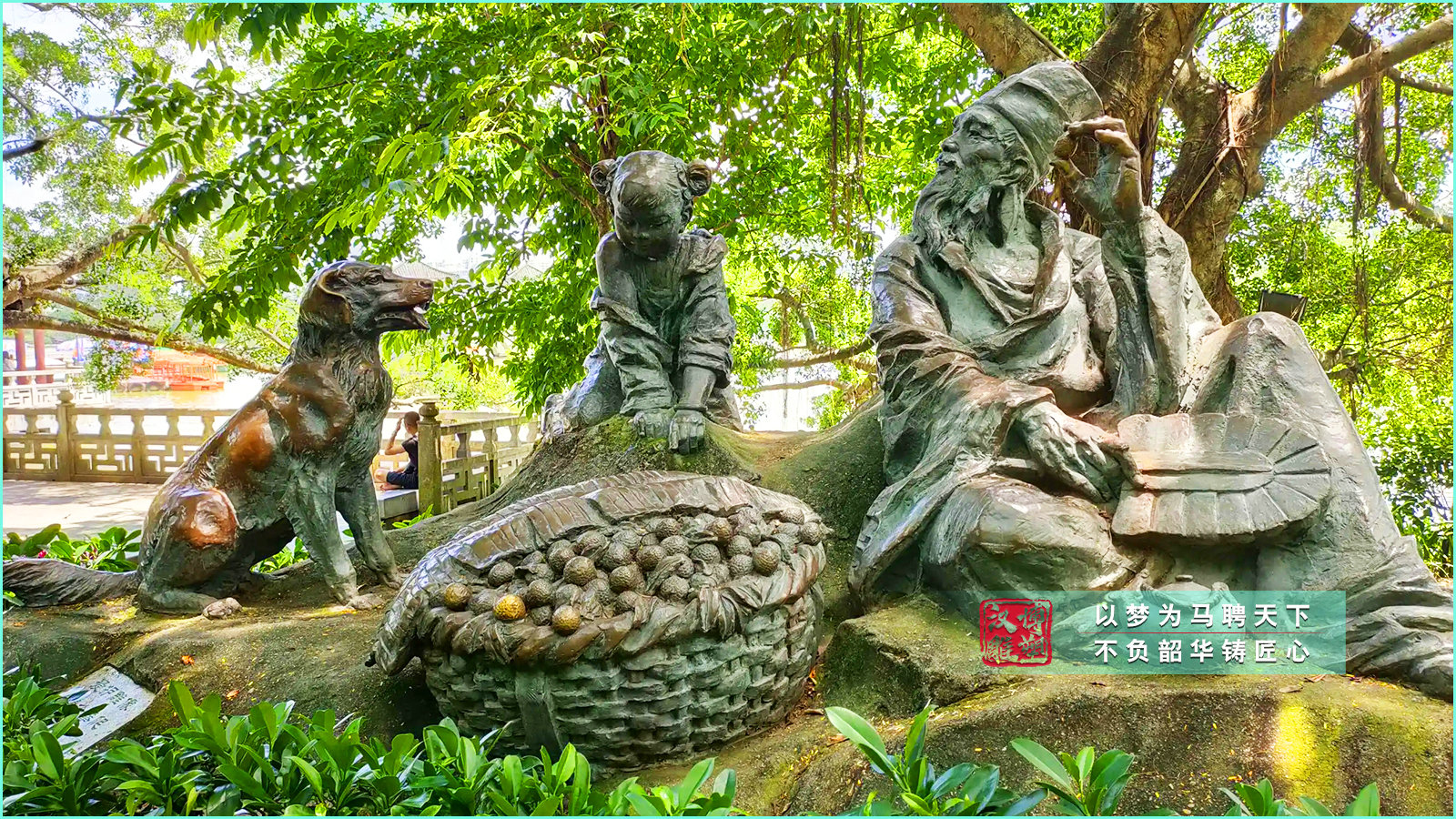 民俗風(fēng)情人物鑄銅雕塑,戶外景區(qū)廣場公園景觀,鑄銅雕塑源頭工廠