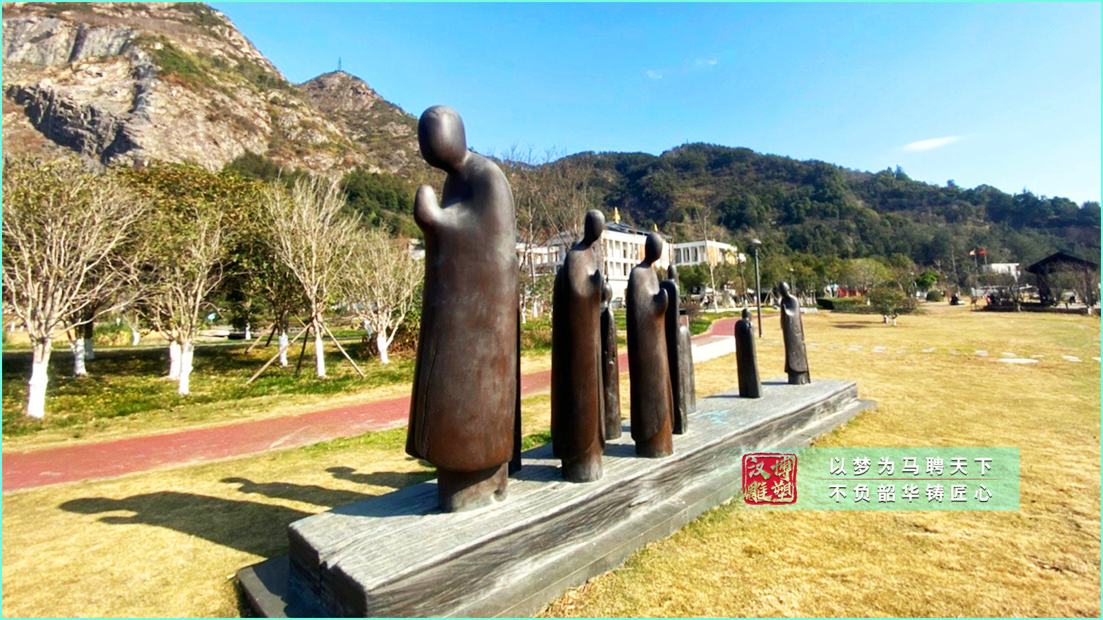 鑄銅抽象人物僧侶雕塑,城市廣場景區(qū)景觀,人物雕塑源頭工廠