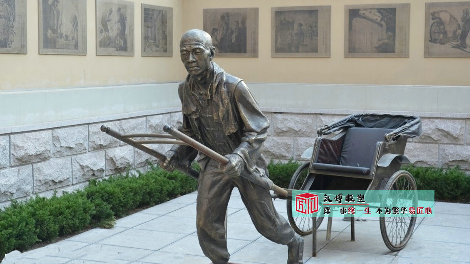 古街人物鑄銅雕塑定制,民俗文化雕像加工,人物銅雕源頭工廠