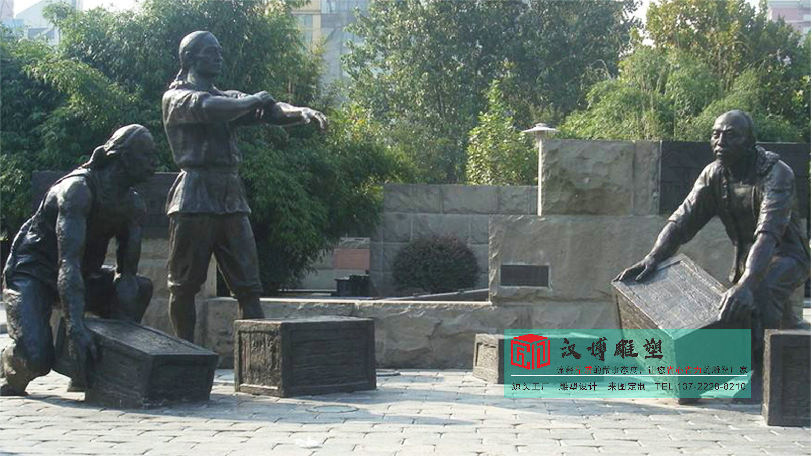 碼頭工人雕像意義非凡，盡顯雕塑源頭廠家藝術(shù)匠心
