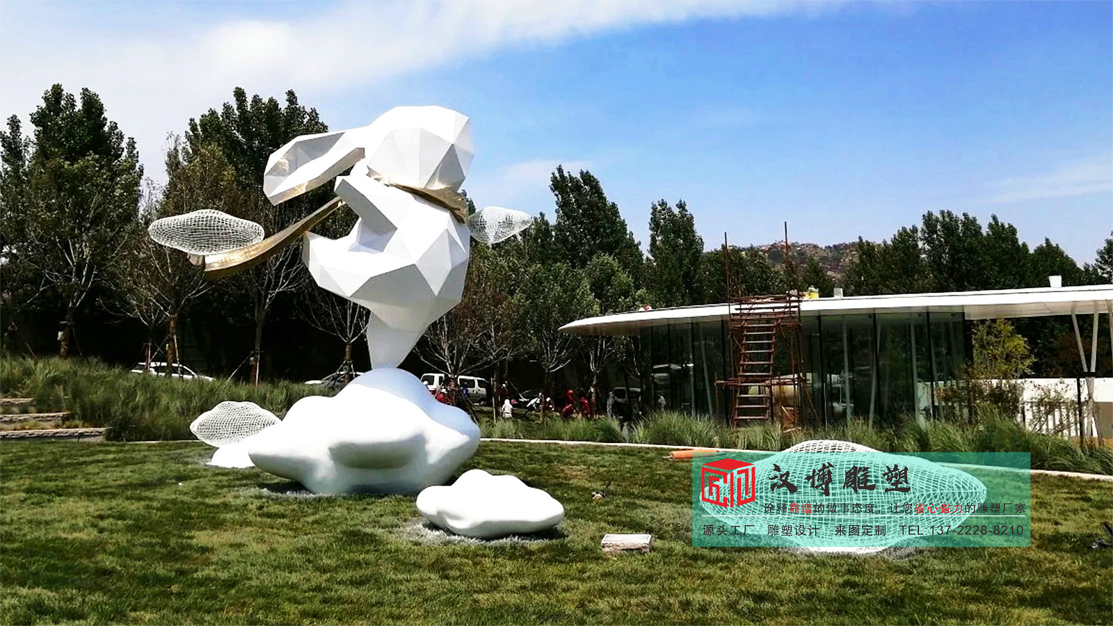 不銹鋼藝術(shù)雕塑加工,小區(qū)門口雕塑擺件,金屬雕塑定制公司